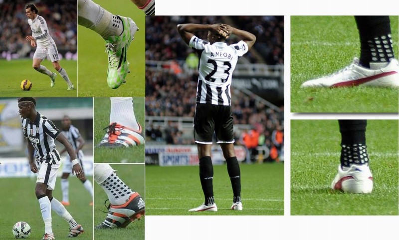 антискользящие носки на футболистах