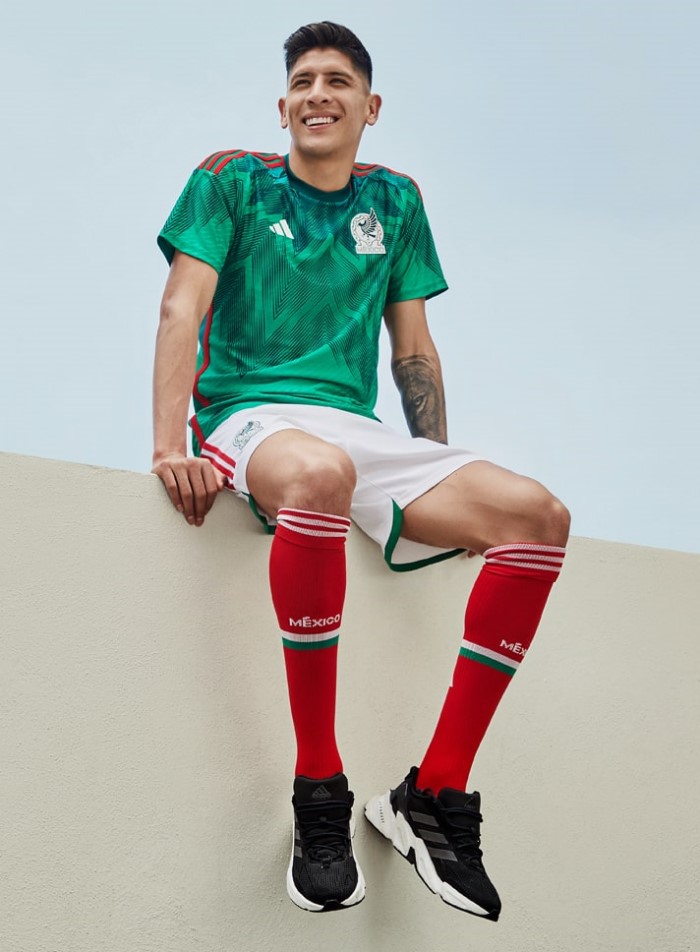 Домашняя футболка сборной Мексики 2022 года
