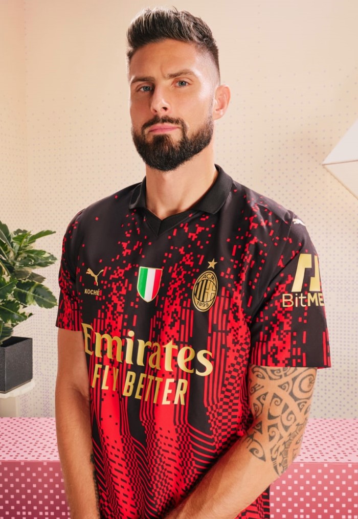 новая четвертая футболка Милана 2023